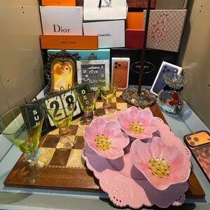 Vintage Southern Living Iced Tea Glasses: Green Spiral Stemware, Set of 4& set